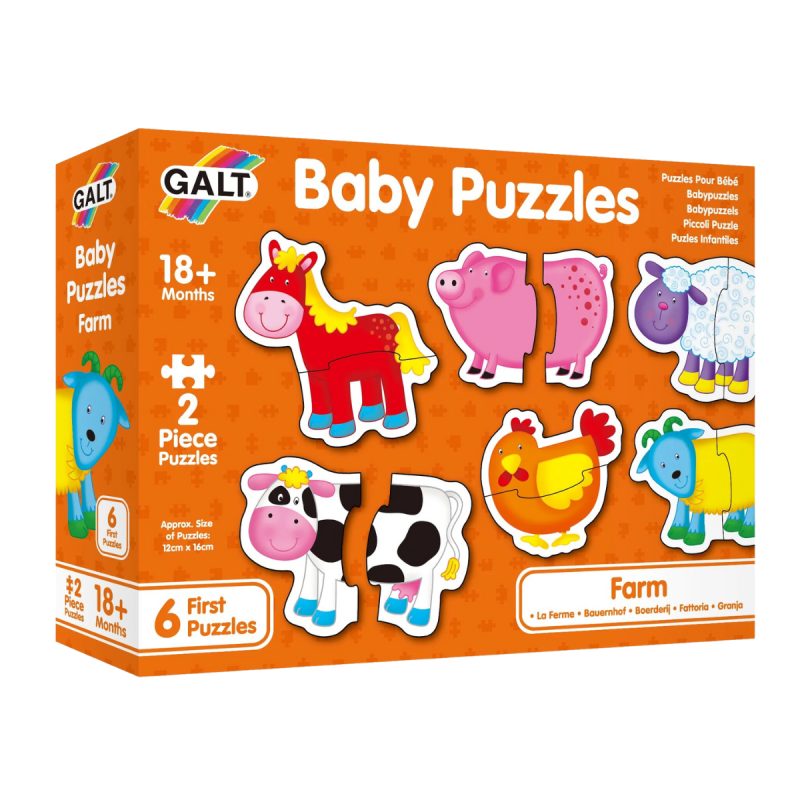 abdomen nativo Preceder Puzzle Granja - Rompecabezas divertido y educativo para niños pequeños