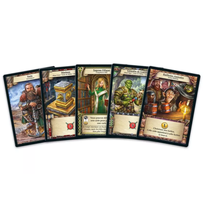 Hero Realms Linaje ¡Conquista el mundo con 5 nuevas razas y cartas sorprendentes!