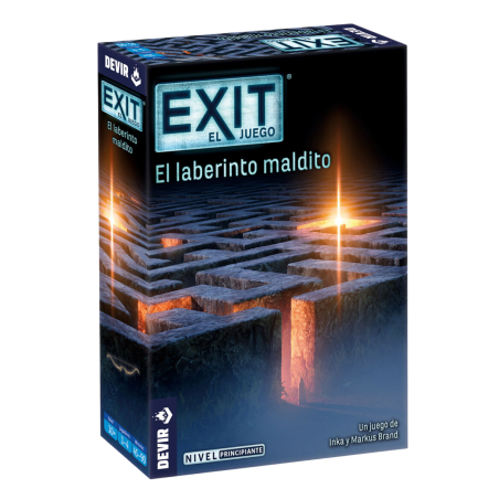 exit juego de mesa, Exit El Laberinto Maldito, exit juego de mesa chile, juego de mesa exit niveles, escape room