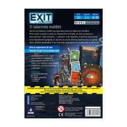 exit juego de mesa, Exit El Laberinto Maldito, exit juego de mesa chile, juego de mesa exit niveles, escape room