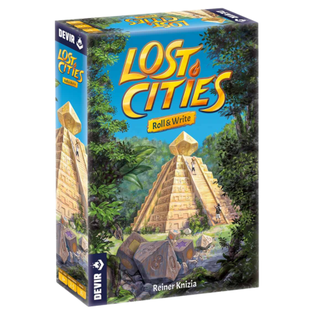 lost cities juego de mesa, Lost Cities Roll & Write, juegos en familia, juegos de mesa divertidos, juegos de mesa chile, devir