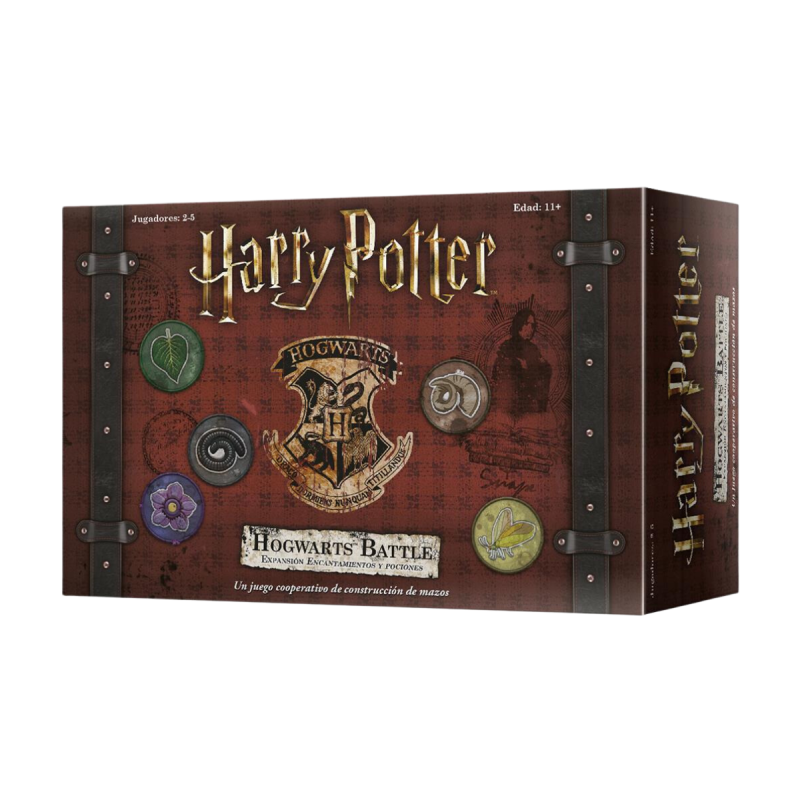 Caja de la expansión Encantamientos y Pociones del Juego de mesa o  juego de cartas Harry Potter Hogwarts Battle