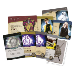 Cartas con hechizos y personajes  juego de mesa para dos Harry Potter Hogwarts Battle: Defensa Contra las Artes Oscuras