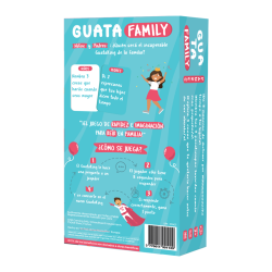 Reverso caja juego de mesa familiar Guatafamily de los creadores de guatafac, juegos en familia