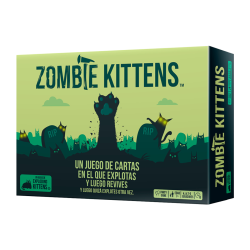 Juego de cartas Zombie Kittens, de los creadores del juego de mesa exploding kittens, uno de los  juegos de mesa divertidos