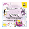 Reverso Caja Dobble Disney Princess de Asmodee. Hay 5 maneras de jugar dobble juego de mesa o cartas.