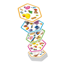 Cartas juego de mesa dobble connect  ideal de regalos para niños, juego de cartas que desarrolla habilidades sociales