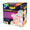Reverso instrucciones Dobble Connect party game ideal de regalos para niños, los mejores juegos de mesa y juego en familia