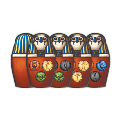 Componentes Juego de Mesa Pharaon con la expansión Conflictos de los mejores juegos de mesa del mundo de juegos