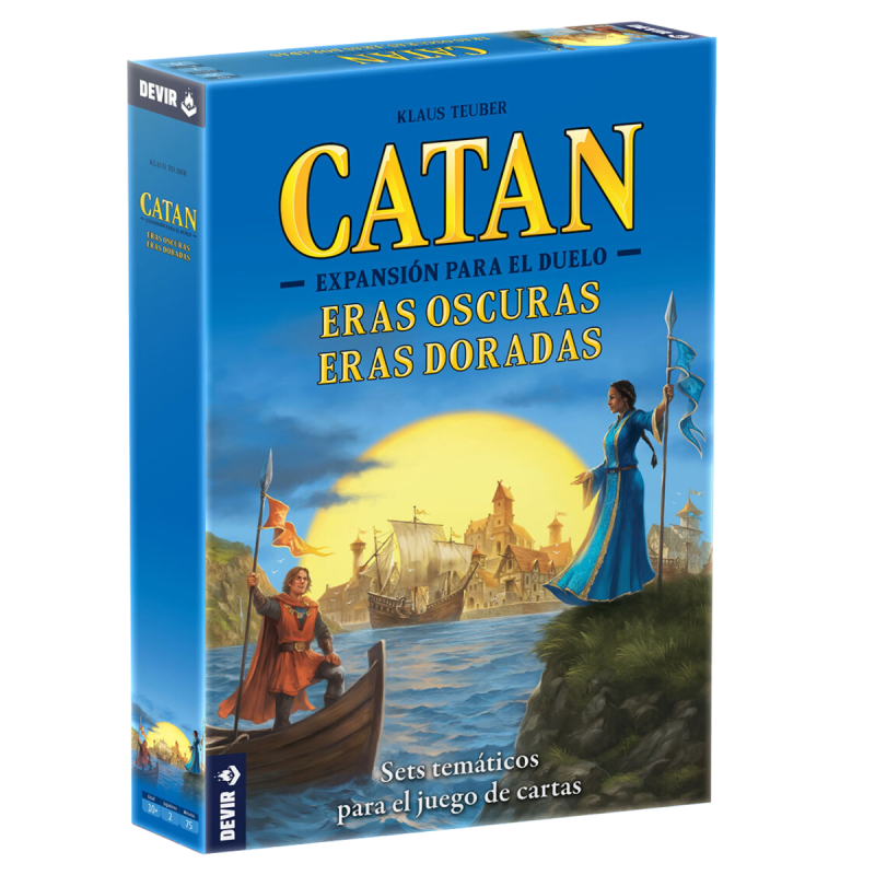 Juego de mesa Catan El Duelo: Eras Oscuras, Eras Doradas es un juego para dos