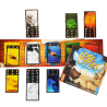 Cartas y tablero  de juego de mesa Lost Cities Exploradores de Devir, un juego para dos de estrategia