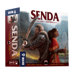 Juego de mesa Senda de Luz y Sombra un juego de estrategia de la época medieval de Devir