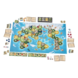 Contenido Juego de mesa Catan: El Despertar de la Humanidad. Un juego de estrategia