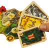 Cartas Catan: El Despertar de la Humanidad. Un juego de estrategia para jugar en familia