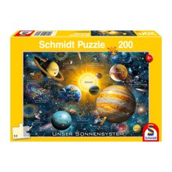 Puzzle infantil o rompecabeza marca schmidt 200 Piezas Nuestro Sistema Solar  - Unser Sonnensystem