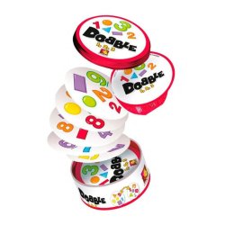 Cartas del juego de mesa Dobble Formas y Números, juego para niños ideal para regalo