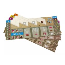 Componentes del juego de mesa The Gallerist un juego de estartegia de Maldito Games que encuentras en nuestra tienda