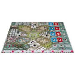 Tablero del juego de estrategia The Gallerist, Maldito Games