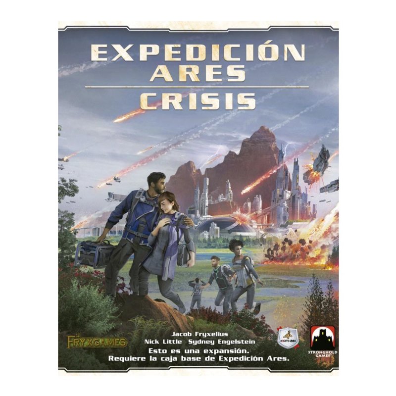 Caja de juego de mesa Terraforming Mars: Expedición Ares – Crisis, juego de estrategia