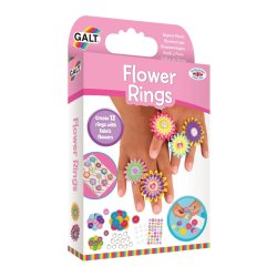 Manualidades para niños y niñas Anillos de Flores - Flower Rings marca Galt