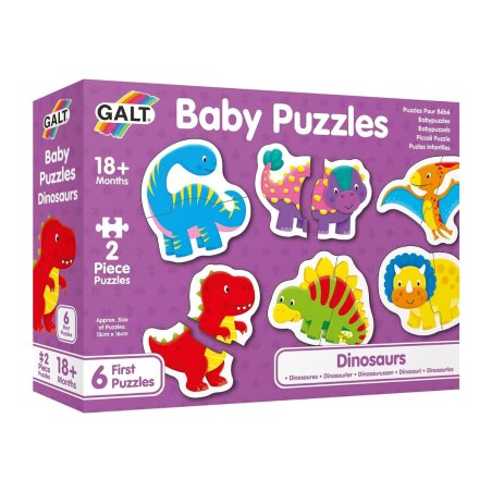 Set Puzzles  Infantiles 2 Piezas Dinosaurios o Baby Puzzle DInosaurs Galt