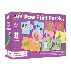Puzzle infantil marca Galt Paw Print Puzzles un rompecabezas para niños de 3 años
