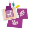 Contenido de Manualidades para niños de 6 años Stickers con Serigrafía marca Galt Screen Print Stickers