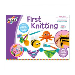 Set de Actividades First Knitting Marca Galt para niños desde los 6 años, manualidades infantiles en tienda de juegos