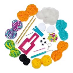 Contenido de Set de manualidades Primer Tejido First Knitting marca Galt  ideal para niños desde los 6 años