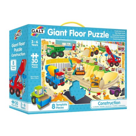 Puzzle Gigante Suelo - Construcción: ¡La Diversión que tu Hijo Merece!