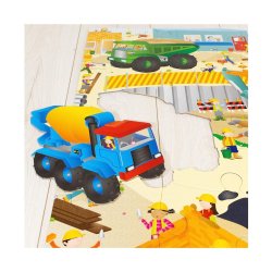 Piezas del Rompecabezas y Puzzles infantiles: Gigant Floor Puzzle Construction Galt para niños de 3 años en tienda de juegos