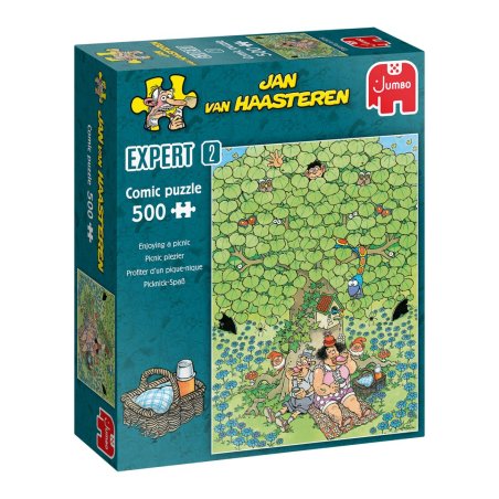 Puzzle Jan Van Haasteren Expert 2 Enjoying a Picnic 500 Piezas, Puzzle o Rompecabezas para Adultos