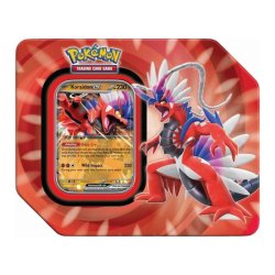 Pokémon Paladea Legends Tin - Koraidon,  Leyendas de Paldea Español Juego de cartas