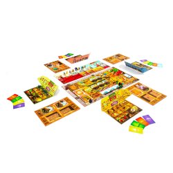 Mundo geek con este  Juego de tablero Dungeon Petz de Devir, un juego de estrategia ¡mira sus componentes!