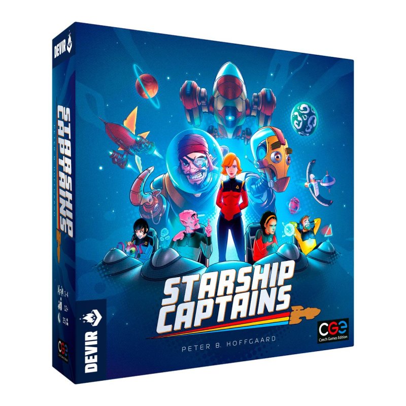 Starship Captains Devir, juego de estrategia en el espacio, en tienda de juegos de mesa en Santiago