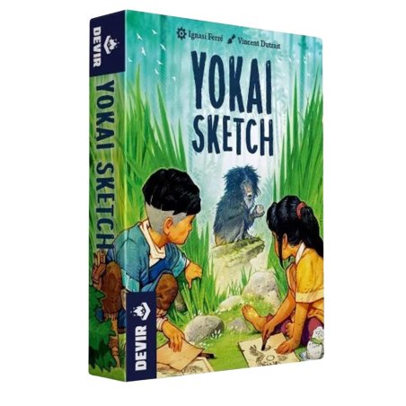 Juego de mesa Yokai Sketch de Devir, juego de cartas para familias tienda de juegos de mesa