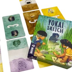 Juego de mesa  Yokai Sketch, el  juego de cartas de Devir Chile