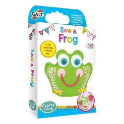 Manualidades para niños Coser Una Rana - Sew A Frog de marca Galt, ayuda a la motricidad fina en niños