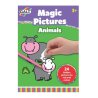 Libro Raspar y Pintar Animales - Magic Pictures Animals Galt para desarrollo de motricidad fina