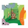 Puzzle Ventanas - Who's Hiding? Jungle Jamboree