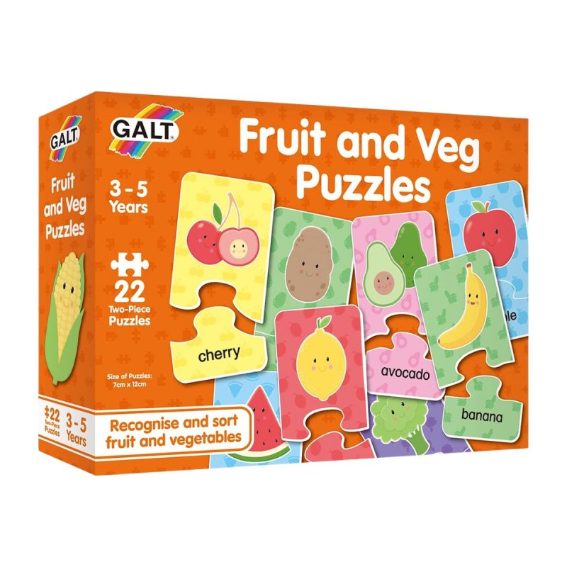 Puzzle Infantil Frutas y Vegetales Saborea el Conocimiento