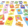 Puzzles de 2 piezas cada uno de frutas y verduras de Puzzle Fruit And Veg de Galt,  rompecabezas para niños desde los 3 años