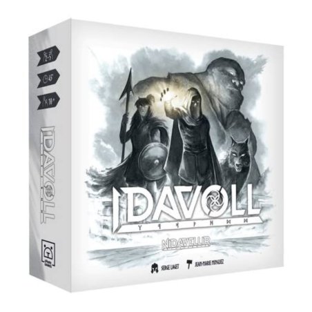 Caja del juego de cartas Nidavellir: Idavoll de Maldito Games un juego de estrategia, fantasía y mitología