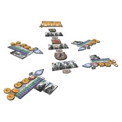 Componentes del Juego de cartas Nidavellir de Maldito   Games un juego de mesa de estrategia y mitología