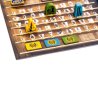 Tablero de puntuación con meeples del juego de mesa Distilled Edicion KS un juego de cartas en nuestra tienda de juegos