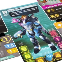 Carta del juego de mesa  Pequeños Grandes Mechs de Devir un juego de estrategia  y cartas entrejuegos de nuestra tienda