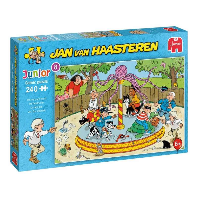 Puzzle Comic Infantil 240 piezas un carrusel para la imaginacion