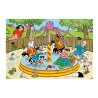 Rompecabezas infantil Jan Van Haasteren Junior 8 The Merry Go Round, un puzzle para niños de 6 años con comics muy divertidos