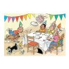 Rompecabezas infantil Jan Van Haasteren Junior 2- Birthday Party 150 Piezas un puzzle de comics para niños de 5 años