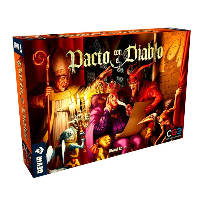 Juego de mesa Pacto Con El Diablo de Devir un juego de estrategia ideal para regalo entrejuegos